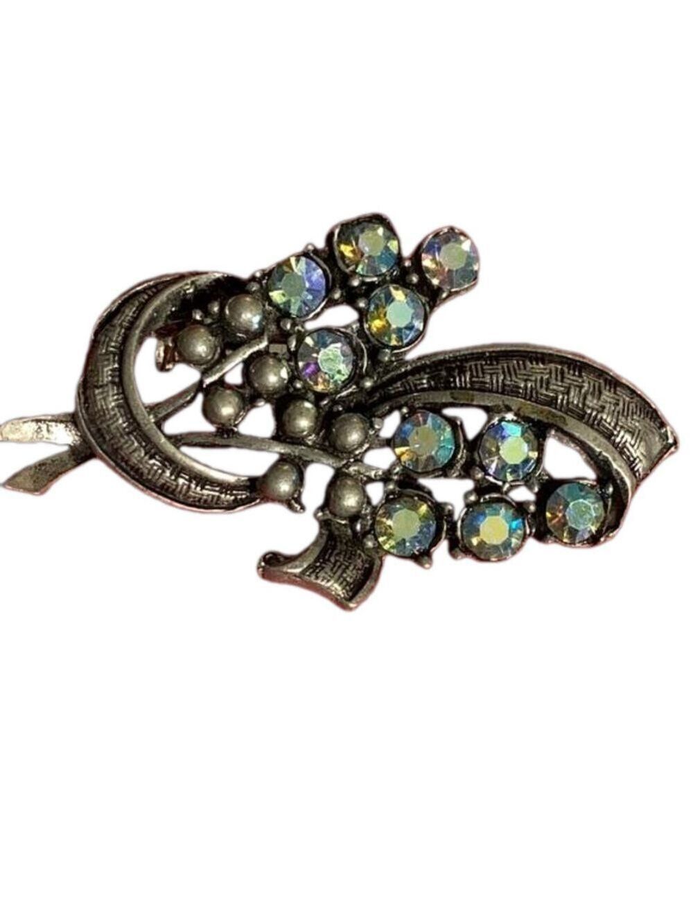 Vintage rhinestone brooch